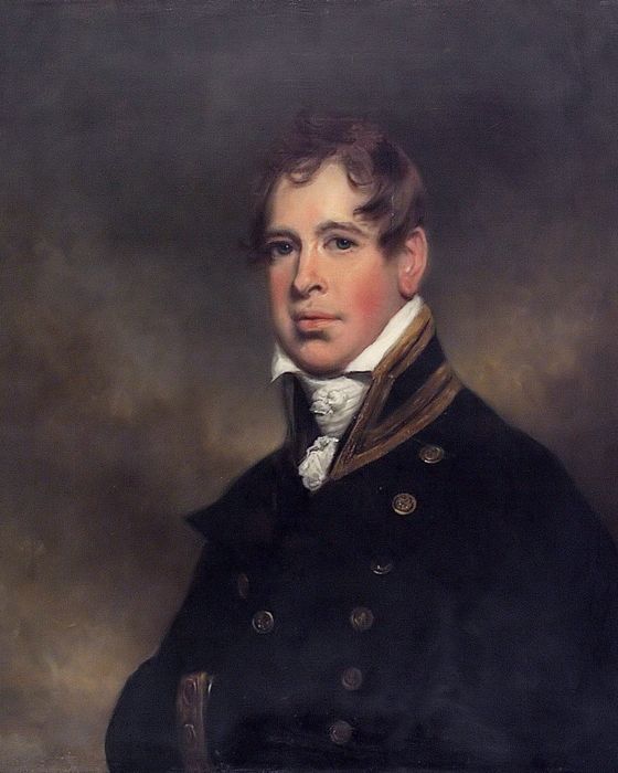 Portrait of William Beatty in a dark naval coat