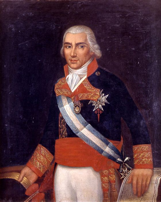 Portrait of Gravina with sash and decorations