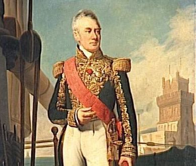Portrait of Villeneuve in French admiral's uniform